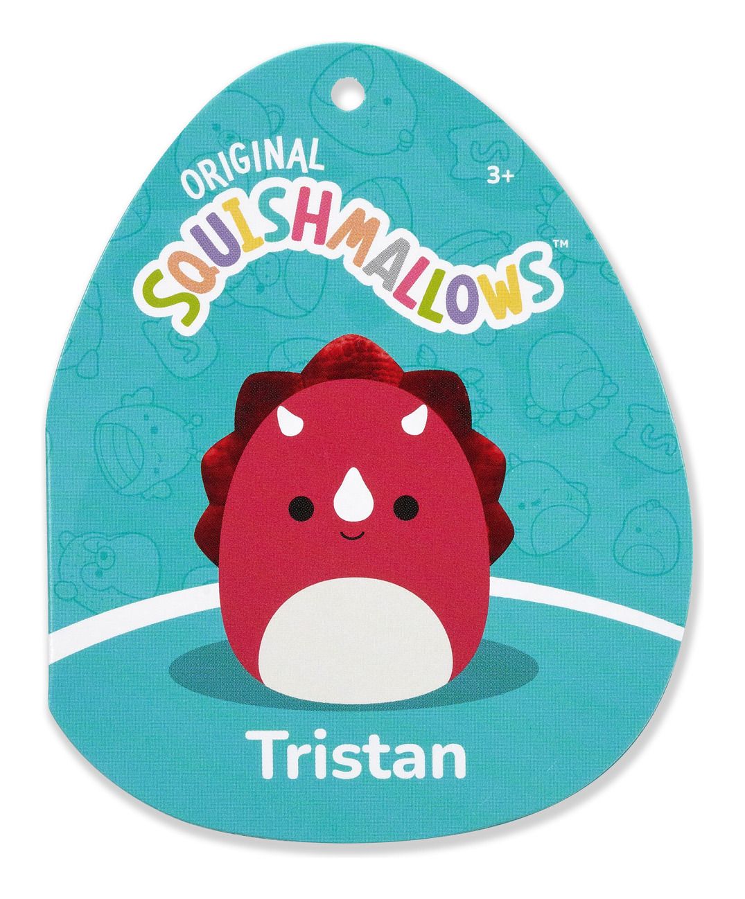 Squishmallows 20" Tristan the Red Triceratops