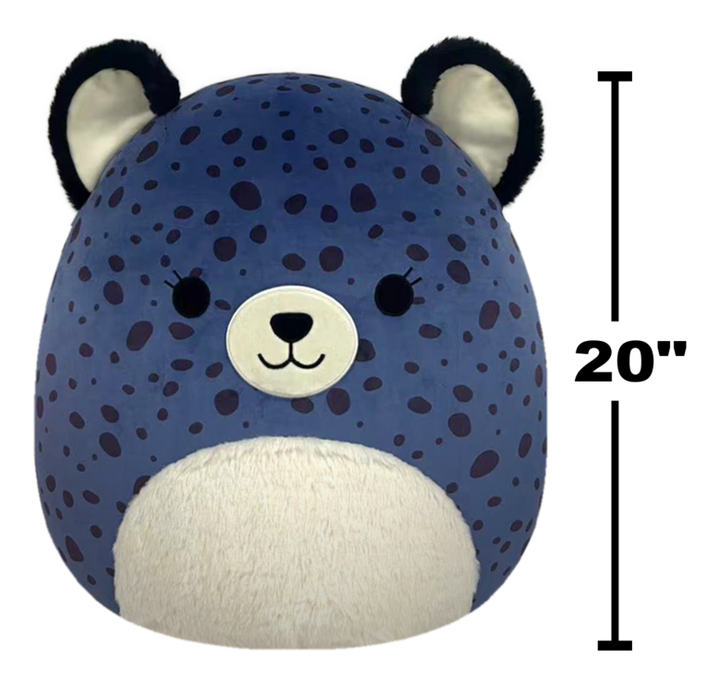 Squishmallows 20" Spotts Navy Blue Cheetah