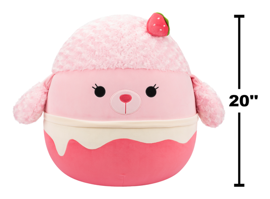 Squishmallows - 20in Chloe the Strawberry Poodle, alternate view