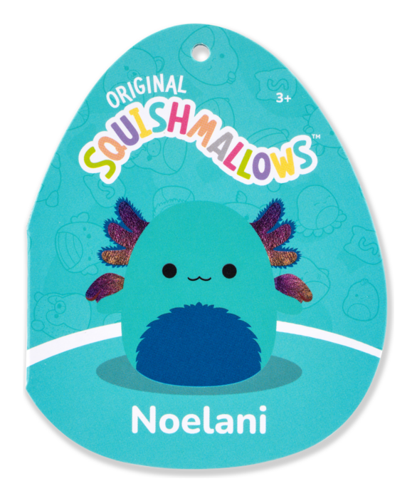 Squishmallows - 20in Noelani the Teal Axolotl, in display