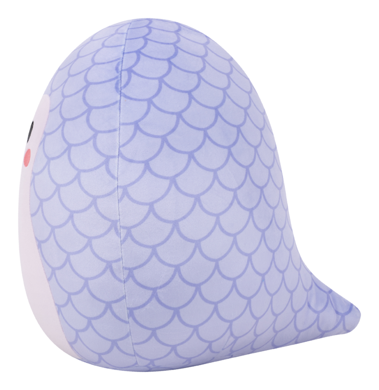Squishmallows - 12in Dorinda the Lavender Pangolin, side angle