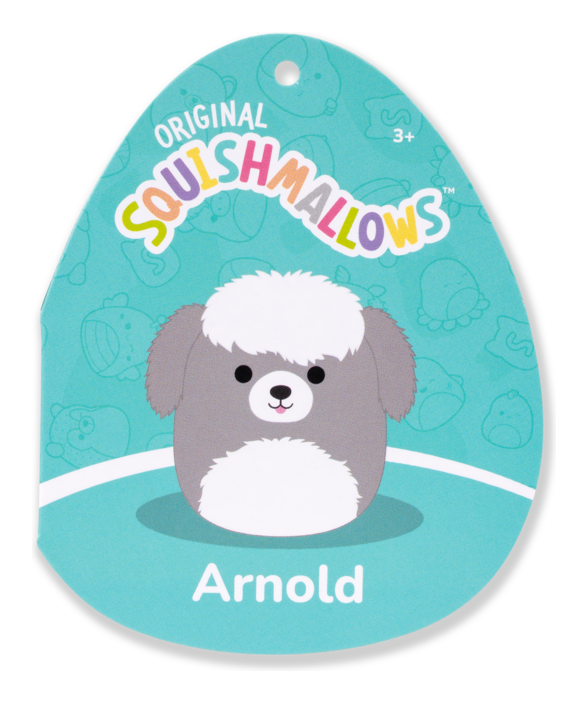 Squishmallows - 20in Arnold the Sheepdog, rear view