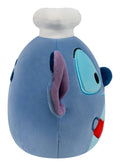 Squishmallows - 10in Disney Chef Stitch w/Cake, close-up detail