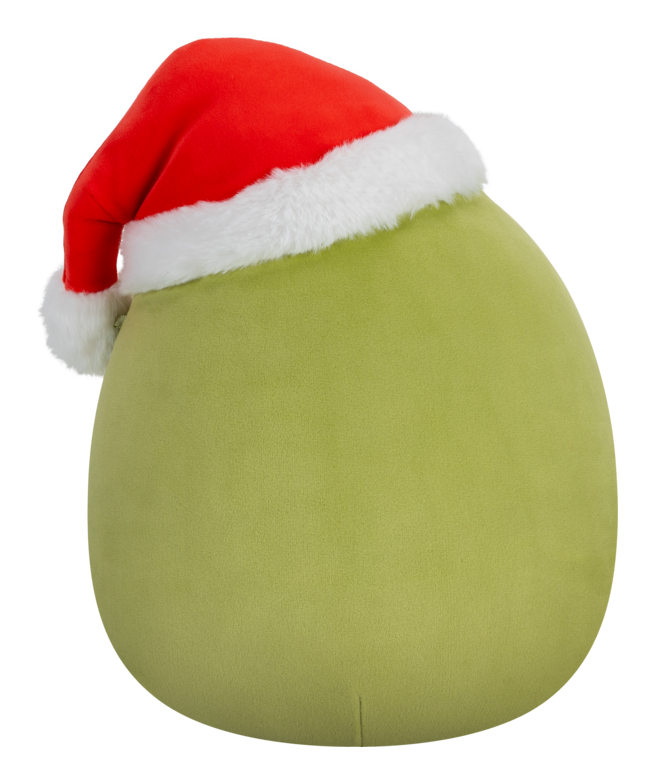 Squishmallows 8" Grinch in Santa Hat