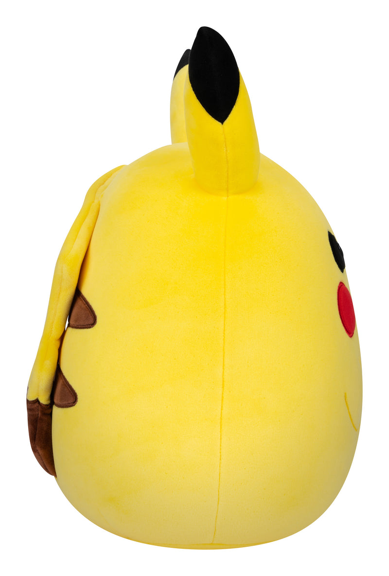 Pokemon Pikachu Squishmallows 10 inch plush close up detail
