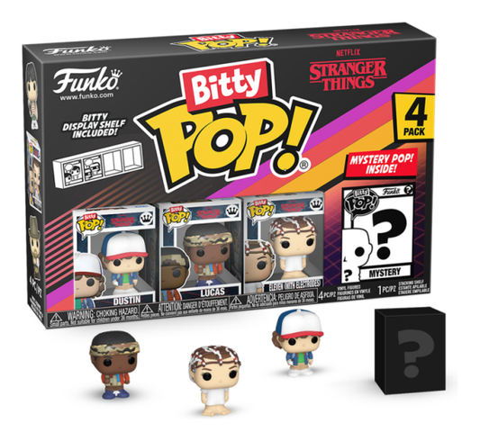 Bitty Pop! Stranger Things Dustin 4 Pack