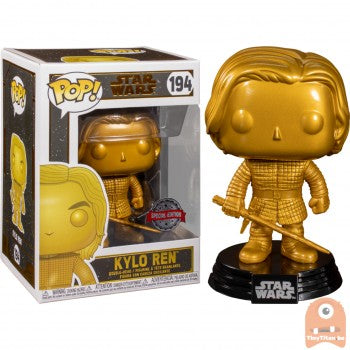 Funko Kylo Ren Star Wars The Rise of Skywalker Pop! Vinyl Figure Gold Metallic
