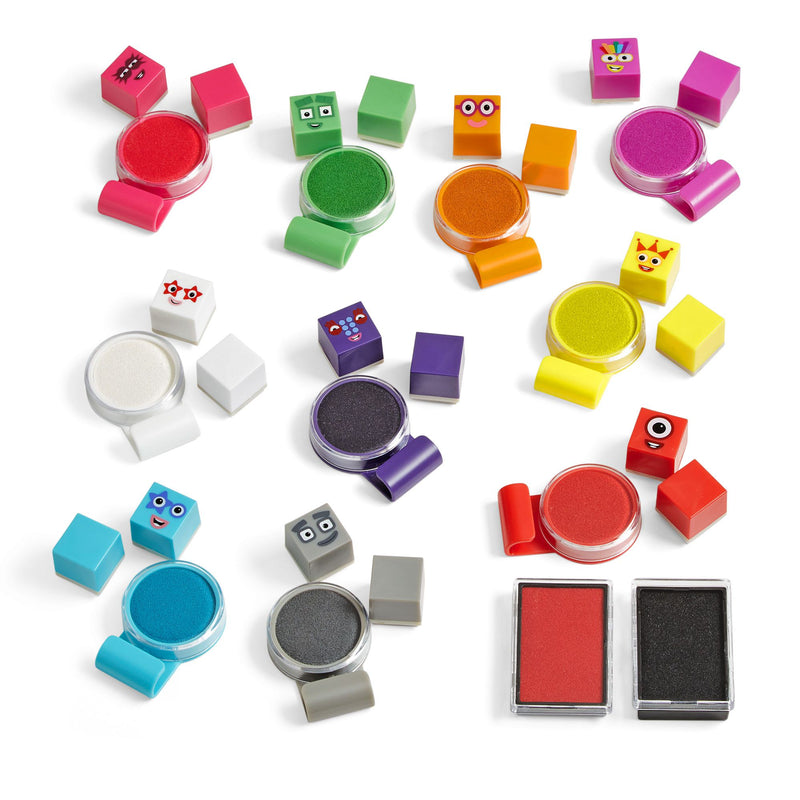 Numberblocks Stampoline Park Stamp Activity Set - Image