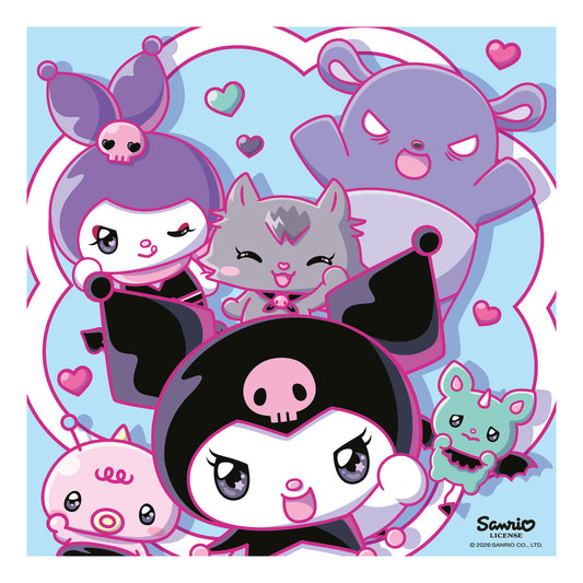 Hello Kitty Kuromi 3x 49 Piece Jigsaw Puzzles