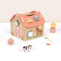 Wooden Shape Sorter Barn