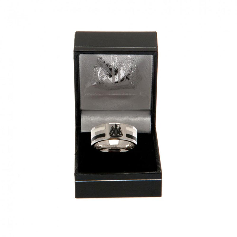 Newcastle United FC Colour Stripe Ring Medium, side angle