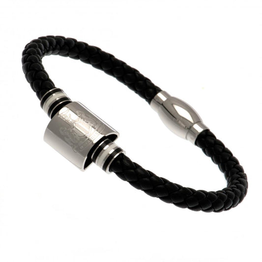 Newcastle United FC Colour Ring Leather Bracelet collectible from Infinity Collectibles 2026