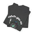 'Catch You On The Flip Side' Men's Vinyl T-Shirt, size reference