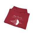'Life Sounds Better on Vinyl' Men's Hoodie, packaging shot