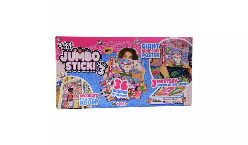 Sticki Rolls Jumbo Sticki 3-Pack Series 3