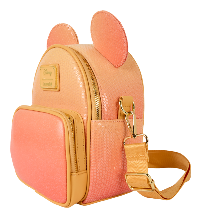 Loungefly - Mickey Glitter Convertible Mini Backpack - Image