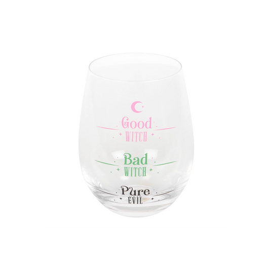 Good Witch, Bad Witch Stemless Glass, alternate view