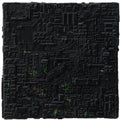 Borg Cube (First Contact) Model Die Cast Ship (Eaglemoss / Star Trek), size reference