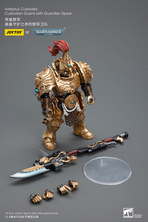 Warhammer 40K 1/18 Scale Adeptus Custodes Custodian Guard with Guardian Spear