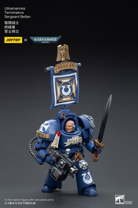 Warhammer 40K 1/18 Scale Ultramarines Terminators Sergeant Bellan