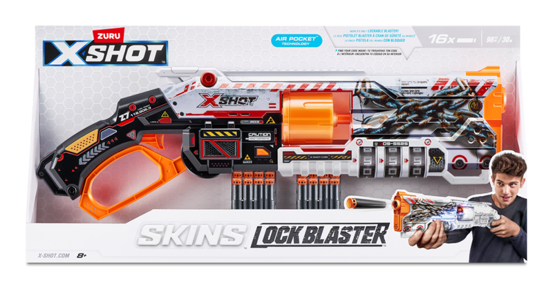 XSHOT Skins Series 1 Lock Gun 16 Darts - Image