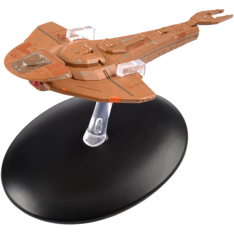 Cardassian Galor Class Model Diecast Shuttlecraft Ship (Eaglemoss / Star Trek), side angle