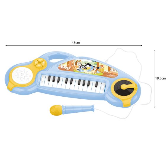 Bluey Fun Electronic Keyboard With Lights