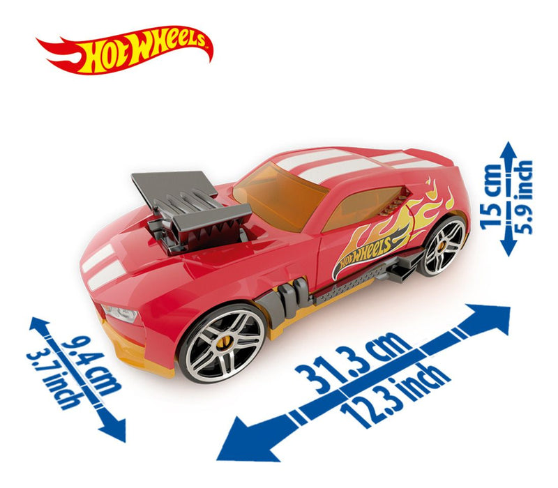 Hot Wheels 2 in 1 Race N Haul Storage Case Red - Image