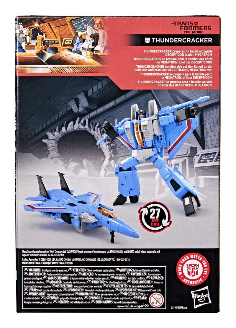Transformers Studio Series The Transformers: The Movie Voyager Class Thundercracker - Image