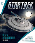 U.S.S Andromeda-Class Federation Exploration Cruiser NCC-92100 Starship Model Diecast Ship STO (Eaglemoss /, close-up detail