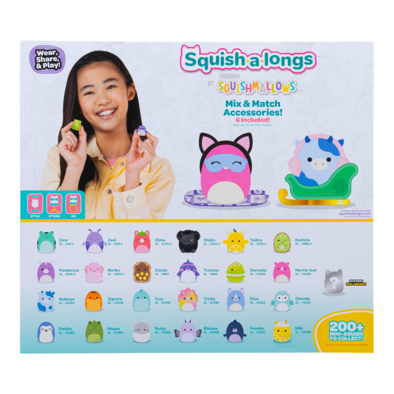 Squishalongs - 25 pk (Style1) W7