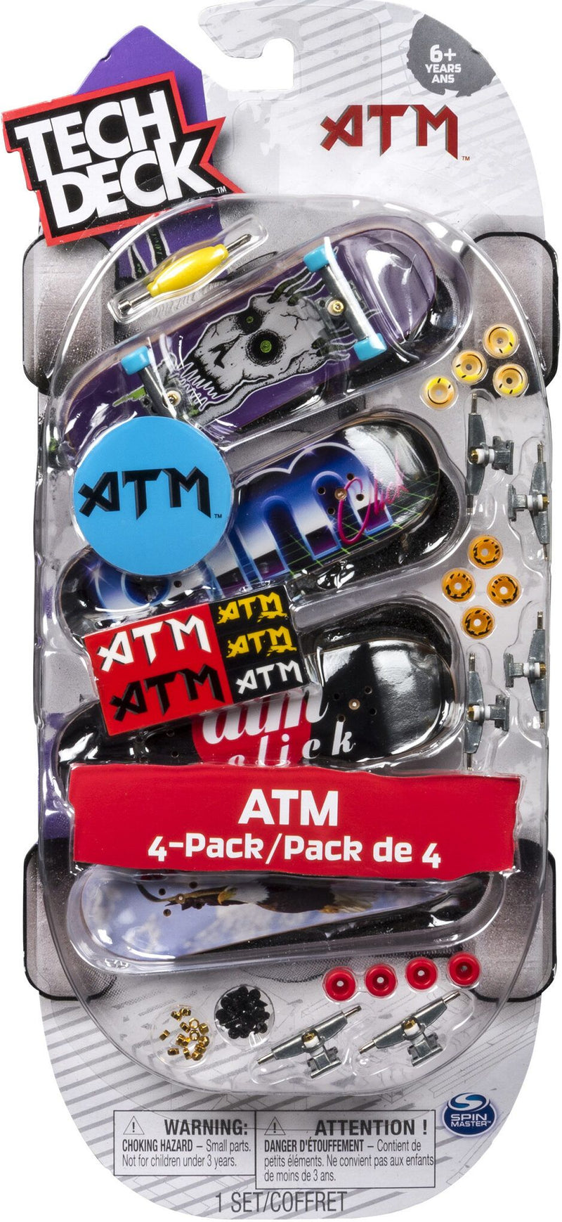 Tech Deck 96mm Fingerboard 4-Pack Assorted - Image