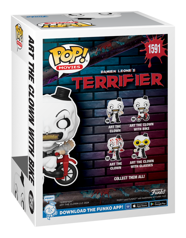 Pop! Vinyl - Terrifier - Art the Clown with Bike - Image