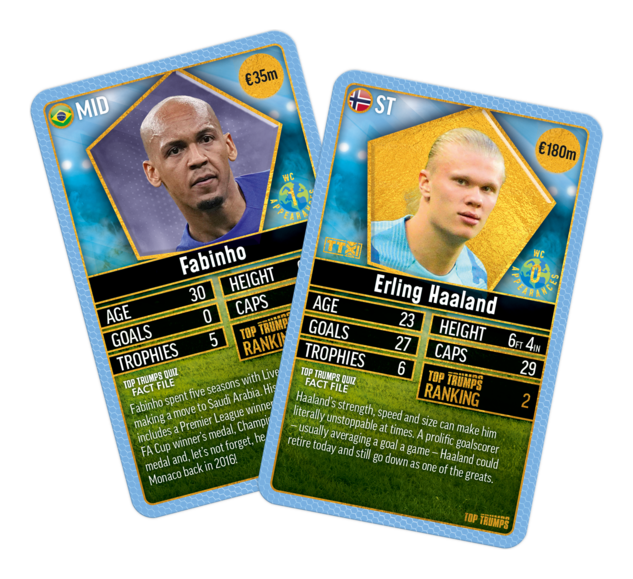 World Football Stars Top 200 Top Trumps - Pack 3 - Image