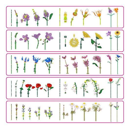 Max Premium Flowers Building Bricks Collection - Image