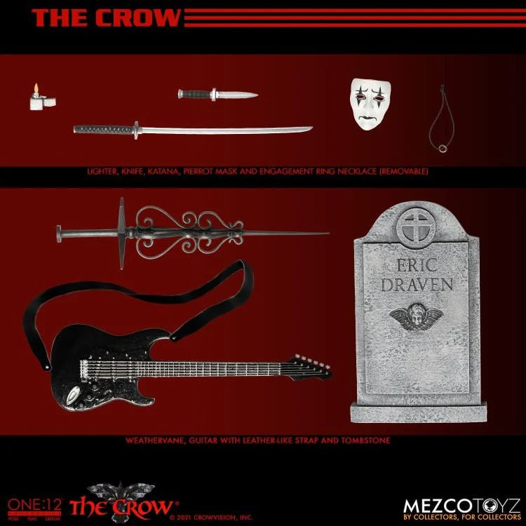 MezcoThe Crow One:12 Collective Eric Draven Figure