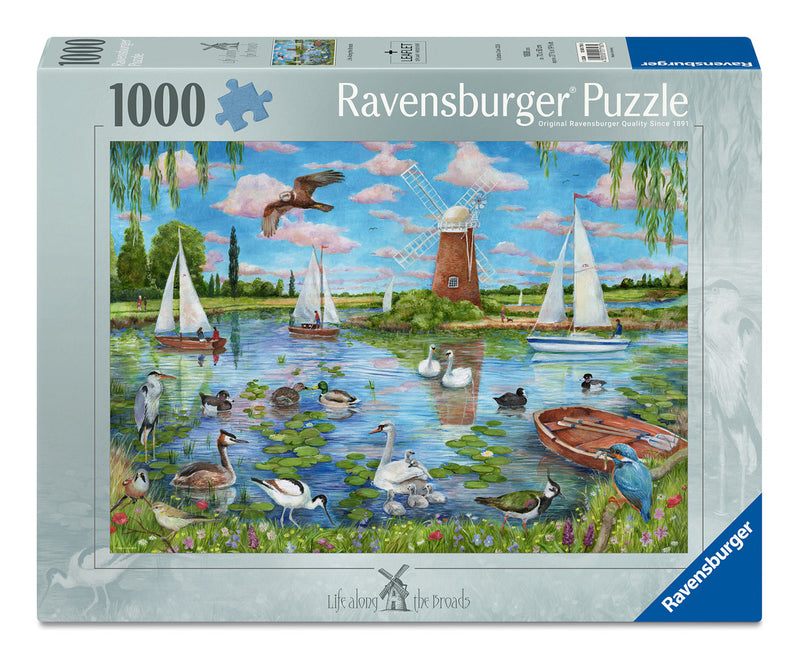 Life Along The Broads 1000 Piece Jigsaw Puzzle