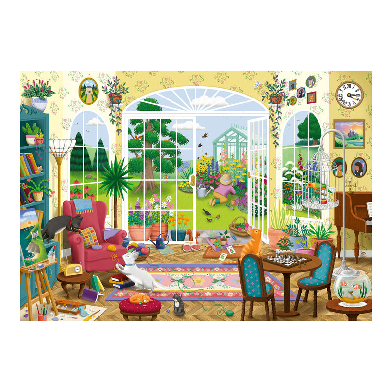 Summer Garden Parlour 1000 Piece Jigsaw Puzzle