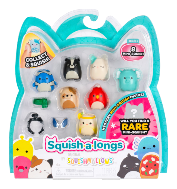 Squishalongs - 8 Pack (Style 4) W3 - Image