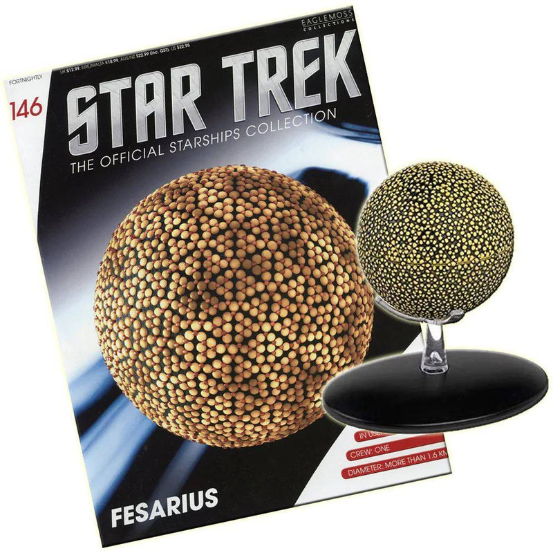 Fesarius Model Die Cast Ship (Eaglemoss / Star Trek), rear view