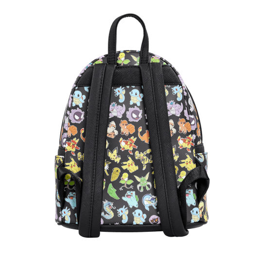Loungefly - Pokémon Multi Character All Over Print Mini Backpack