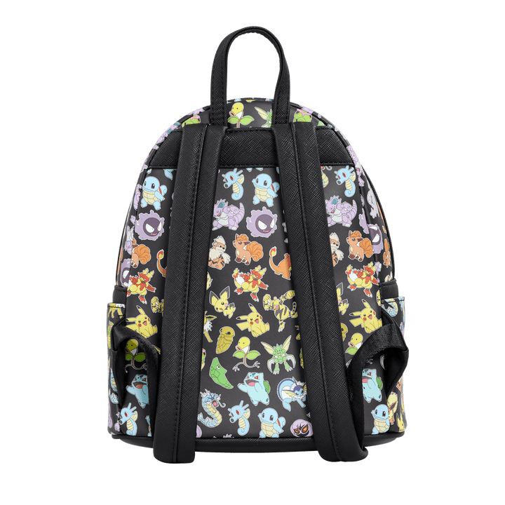 Loungefly Pokemon Multi Character All Over Print Mini Backpack