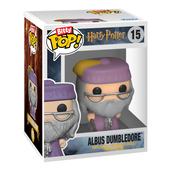 2-Pack - Harry Potter - Dumbledore & Voldemort Funko Bitty Pop! Vinyl Figures, alternate view