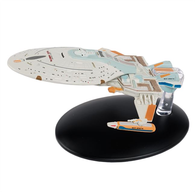 U.S.S. Yeager NCC-65674 Model Diecast Ship (Eaglemoss / Star Trek), close-up detail