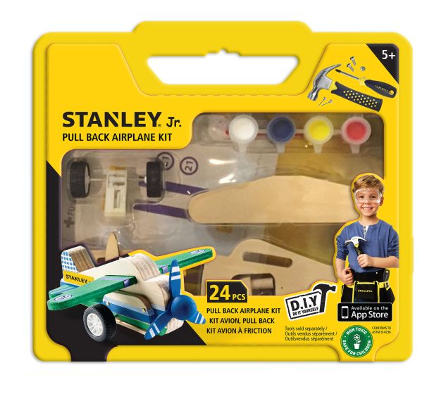 Stanley Jr. Pull Back Airplane Kit