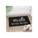Black Wicked Witches Welcome Doormat