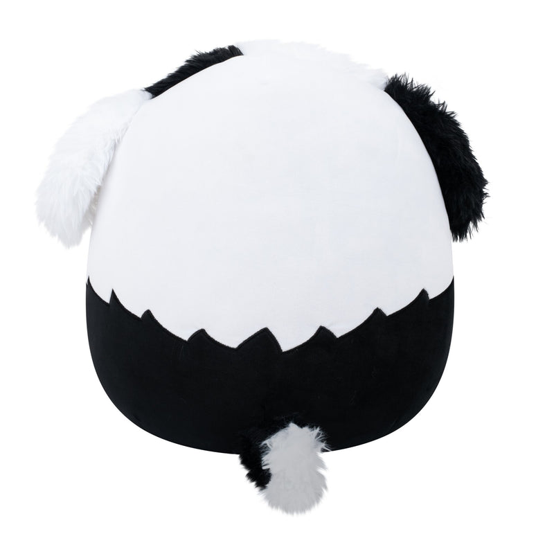 Original Squishmallows 16-Inch Brooks the Black and White Sheepadoodle - Image
