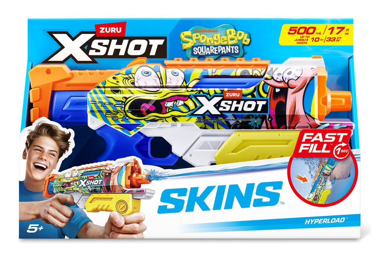 XSHOT Water Spongebob Hyperload Water Blaster - Image
