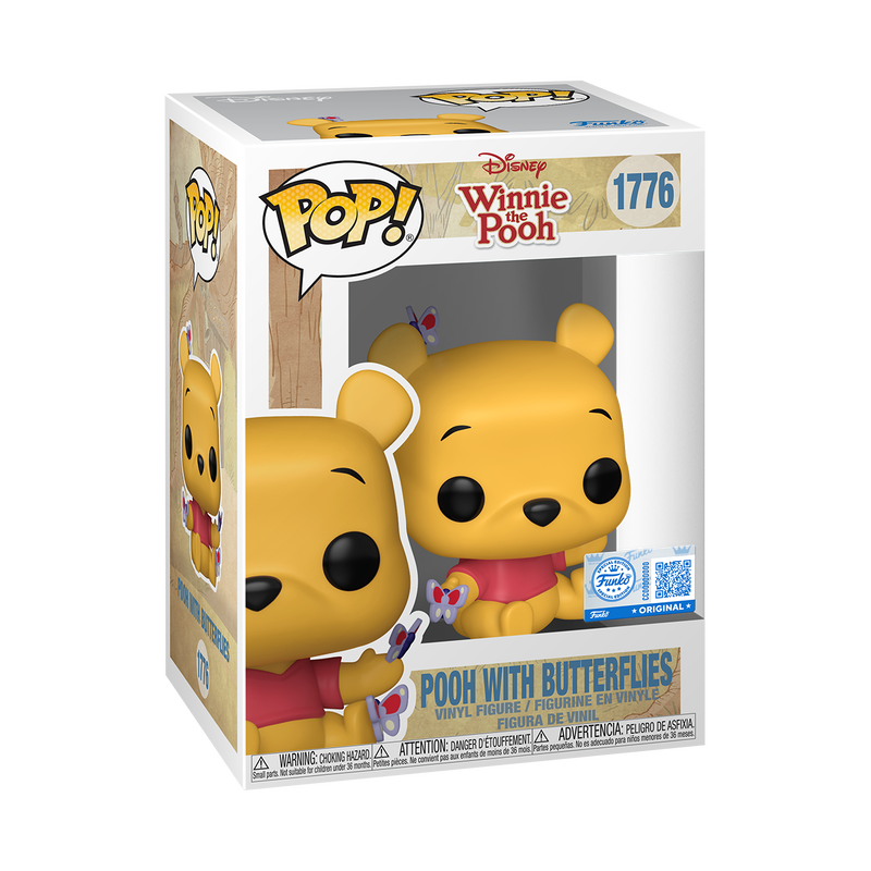 Pop! Vinyl (Exc) - Winnie The Pooh - Pooh with Butterflies