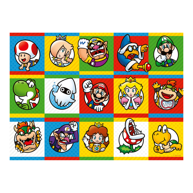 Super Mario Character Palette 200 Piece XXL Jigsaw Puzzle
